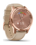 GARMIN chytré hodinky - VIVOMOVE LUXE 18K ROSE GOLD - růžová/zlatá/béžová