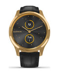 GARMIN chytré hodinky - VIVOMOVE LUXE 24K GOLD - černá/zlatá