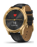 GARMIN chytré hodinky - VIVOMOVE LUXE 24K GOLD - černá/zlatá