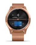 GARMIN chytré hodinky - VIVOMOVE LUXE 18K ROSE GOLD - růžová/zlatá