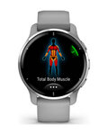GARMIN chytré hodinky - VENU 2 PLUS - šedá/stříbrná