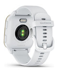 GARMIN chytré hodinky - VENU SQ 2 MUSIC - zlatá/bílá