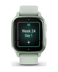 GARMIN chytré hodinky - VENU SQ 2 MUSIC - světle zelená