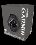 GARMIN chytré hodinky - INSTINCT CROSSOVER SOLAR TACTICAL EDITION - černá