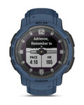 GARMIN chytré hodinky - INSTINCT CROSSOVER SOLAR - modrá