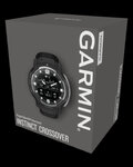 GARMIN chytré hodinky - INSTINCT CROSSOVER - černá