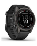 GARMIN chytré hodinky - FENIX 7S PRO SAPPHIRE SOLAR - černá
