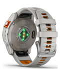 GARMIN chytré hodinky - FENIX 7 PRO SAPPHIRE SOLAR - šedá/oranžová