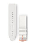 GARMIN řemínek - QUICK RELEASE 20 MM 18K ROSE GOLD PVD - bílá