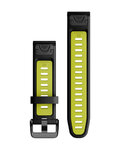 GARMIN řemínek - QUICKFIT 20 - černá/žlutá