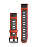 GARMIN řemínek - QUICKFIT 20 - červená/černá