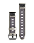 GARMIN řemínek - QUICKFIT 20 - béžová/fialová