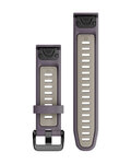 GARMIN řemínek - QUICKFIT 20 - fialová/béžová