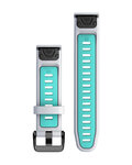 GARMIN řemínek - QUICKFIT 20 - bílá/světle modrá