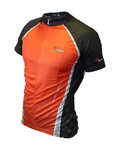 HAVEN Cyklistický dres s krátkým rukávem - INFINITY - černá/červená