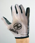 HAVEN Cyklistické rukavice dlouhoprsté - SOLAR LONG - bílá