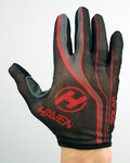 HAVEN Cyklistické rukavice dlouhoprsté - SOLAR LONG - červená
