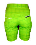 HAVEN Cyklistické kalhoty krátké bez laclu - PEARL II - zelená