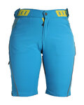 HAVEN Cyklistické kalhoty krátké bez laclu - SINGLETRAIL WMS - modrá