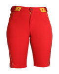HAVEN Cyklistické kalhoty krátké bez laclu - SINGLETRAIL WMS - červená