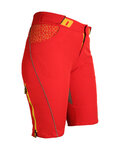 HAVEN Cyklistické kalhoty krátké bez laclu - SINGLETRAIL WMS - červená