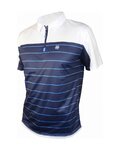 HAVEN Cyklistický dres s krátkým rukávem - CITYR-ID - modrá/bílá
