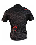 HAVEN Cyklistický dres s krátkým rukávem - SKINFIT - černá/červená
