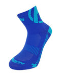 HAVEN Cyklistické ponožky klasické - LITE SILVER NEO 2PAK - modrá