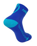 HAVEN Cyklistické ponožky klasické - LITE SILVER NEO 2PAK - modrá