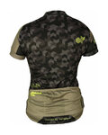 HAVEN Cyklistický dres s krátkým rukávem - SINGLETRAIL WOMEN - zelená/žlutá