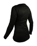 HAVEN Cyklistický dres s dlouhým rukávem letní - ENERGY LONG - černá/modrá
