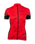 HAVEN Cyklistický dres s krátkým rukávem - SKINFIT NEO WOMEN - červená/černá