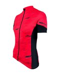 HAVEN Cyklistický dres s krátkým rukávem - SKINFIT NEO WOMEN - červená/černá