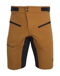 HAVEN Cyklistické kalhoty krátké bez laclu - FACTORY AIR HMS - hnědá