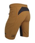 HAVEN Cyklistické kalhoty krátké bez laclu - FACTORY AIR HMS - hnědá