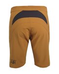 HAVEN Cyklistické kalhoty krátké bez laclu - FACTORY AIR HMS - hnědá