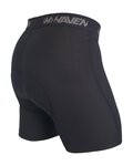 HAVEN Cyklistické kalhoty krátké bez laclu - FACTORY HMS - černá