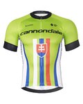 BONAVELO Cyklistický dres s krátkým rukávem - CANNONDALE SK - zelená