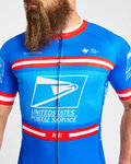 BONAVELO Cyklistický dres s krátkým rukávem - US POSTAL - modrá