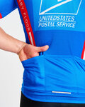 BONAVELO Cyklistický dres s krátkým rukávem - US POSTAL - modrá