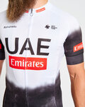 BONAVELO Cyklistický dres s krátkým rukávem - UAE 2025 - bílá/černá