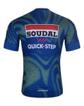 BONAVELO Cyklistický dres s krátkým rukávem - SOUDAL-QUICKSTEP 2026 - modrá/zelená