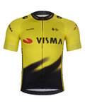 BONAVELO Cyklistický dres s krátkým rukávem - VISMA 2026 - žlutá/černá