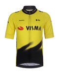 BONAVELO Cyklistický dres s krátkým rukávem - VISMA 2026 KIDS - žlutá/černá