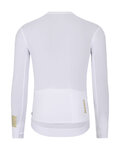 HOLOKOLO Cyklistický dres s dlouhým rukávem letní - VICTORIOUS GOLD ELITE - bílá