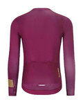 HOLOKOLO Cyklistický dres s dlouhým rukávem letní - VICTORIOUS GOLD ELITE - bordó
