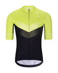 HOLOKOLO Cyklistický dres s krátkým rukávem - ARROW II - světle zelená/černá