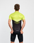 HOLOKOLO Cyklistický dres s krátkým rukávem - ARROW II - světle zelená/černá