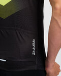 HOLOKOLO Cyklistický dres s krátkým rukávem - ARROW II - světle zelená/černá
