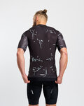 HOLOKOLO Cyklistický dres s krátkým rukávem - PASSION - černá